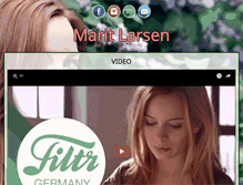 Tablet Screenshot of maritlarsen.de